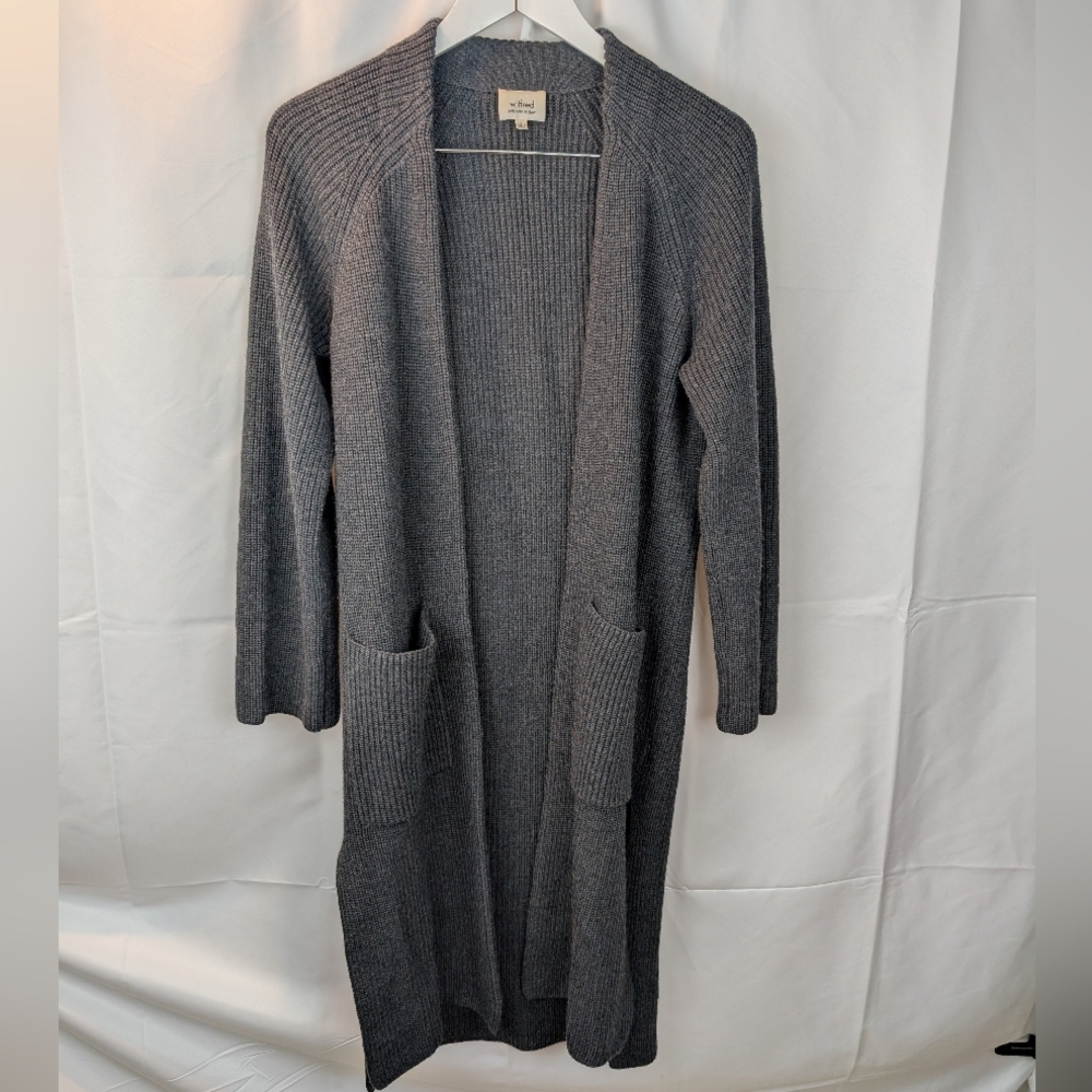 Aritzia super cozy charcoal cardigan